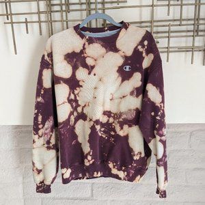 Custom Bleached Vintage Champion Crew Sweater